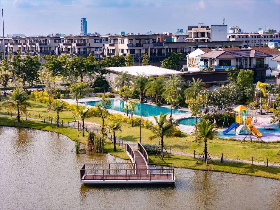 Nam Long II Central Lake được quy hoạch với tiện ích bài bản và thiên nhiên sinh thái - Ảnh: DNCC